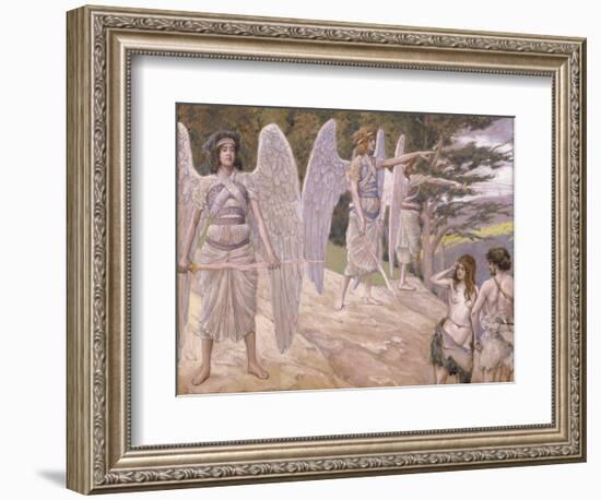 Adam and Eve Driven from Paradise, 1896-1902-James Jacques Joseph Tissot-Framed Giclee Print