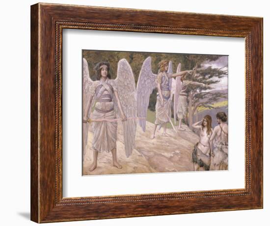 Adam and Eve Driven from Paradise, 1896-1902-James Jacques Joseph Tissot-Framed Giclee Print