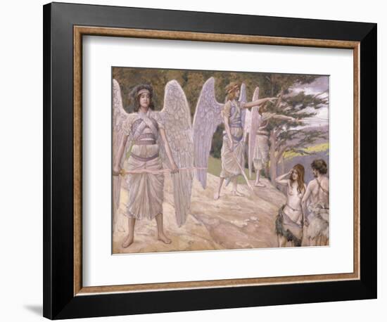 Adam and Eve Driven from Paradise, 1896-1902-James Jacques Joseph Tissot-Framed Giclee Print