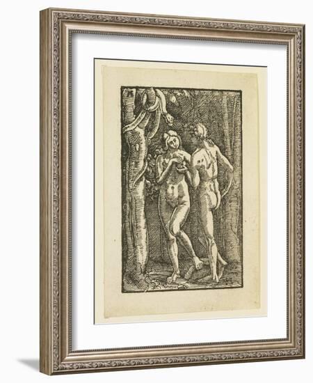 Adam and Eve Eating the Forbidden Fruit, C. 1513-Albrecht Altdorfer-Framed Giclee Print