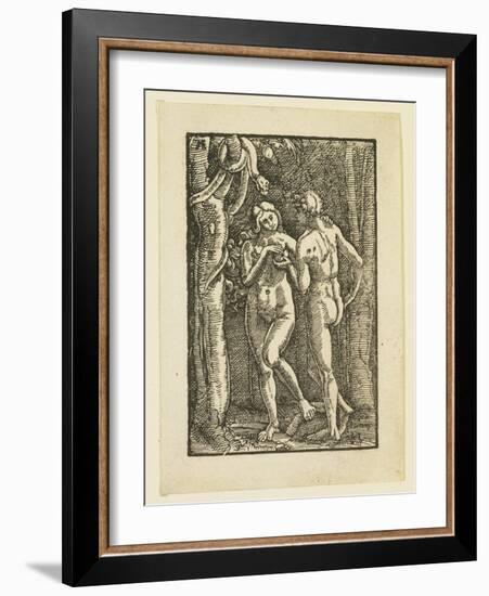 Adam and Eve Eating the Forbidden Fruit, C. 1513-Albrecht Altdorfer-Framed Giclee Print