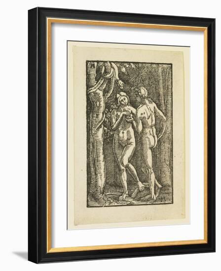 Adam and Eve Eating the Forbidden Fruit, C. 1513-Albrecht Altdorfer-Framed Giclee Print