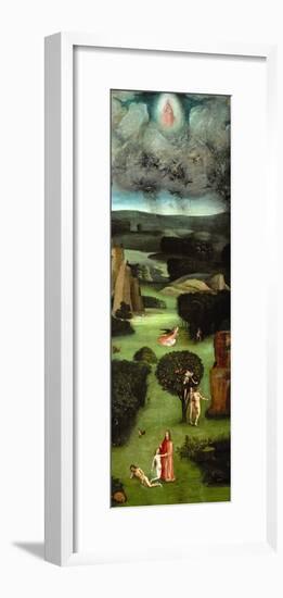 Adam and Eve, Expulsion from Paradise, Left Wing of the Triptych of the Last Judgment-Hieronymus Bosch-Framed Giclee Print