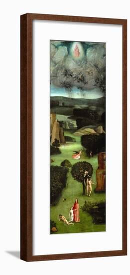 Adam and Eve, Expulsion from Paradise, Left Wing of the Triptych of the Last Judgment-Hieronymus Bosch-Framed Giclee Print