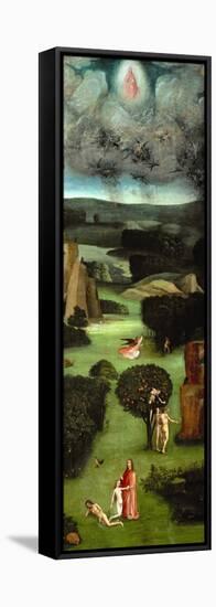 Adam and Eve, Expulsion from Paradise, Left Wing of the Triptych of the Last Judgment-Hieronymus Bosch-Framed Premier Image Canvas