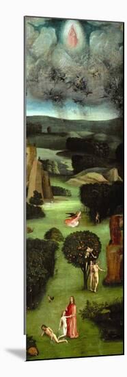 Adam and Eve, Expulsion from Paradise, Left Wing of the Triptych of the Last Judgment-Hieronymus Bosch-Mounted Giclee Print