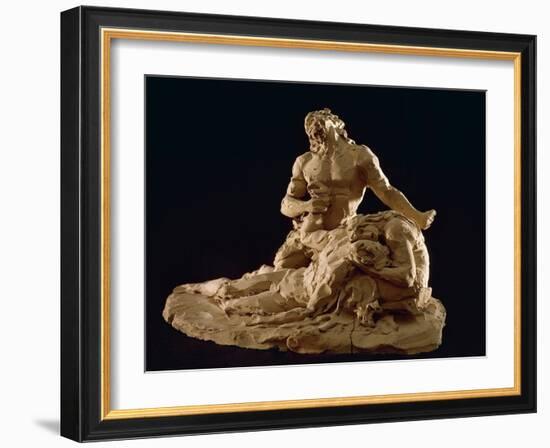 Adam and Eve Finding Body of Abel-Antonio Canova-Framed Giclee Print