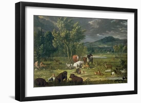 Adam and Eve in Paradise-Johann Wenzel Peter-Framed Giclee Print