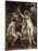 Adam and Eve in the earthly paradise-Peter Paul Rubens-Mounted Giclee Print