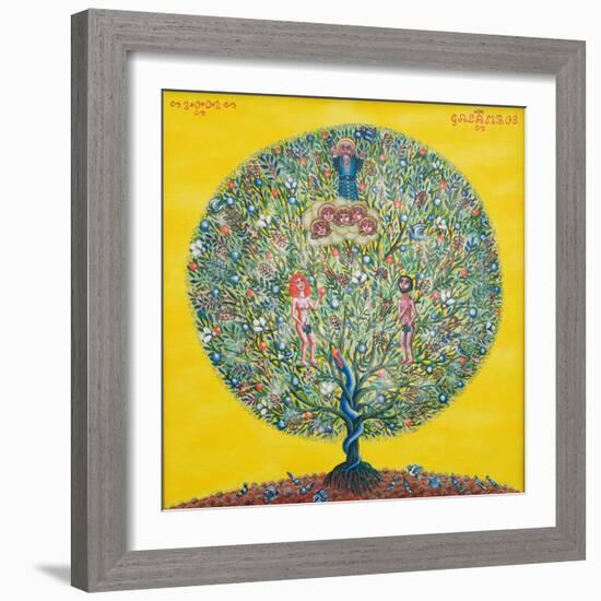 Adam and Eve (Tree of Life), 2002-Tamas Galambos-Framed Giclee Print