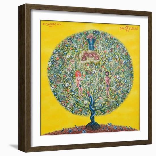 Adam and Eve (Tree of Life), 2002-Tamas Galambos-Framed Giclee Print