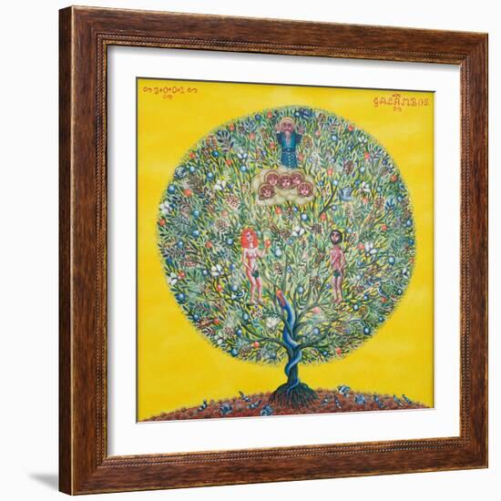 Adam and Eve (Tree of Life), 2002-Tamas Galambos-Framed Giclee Print