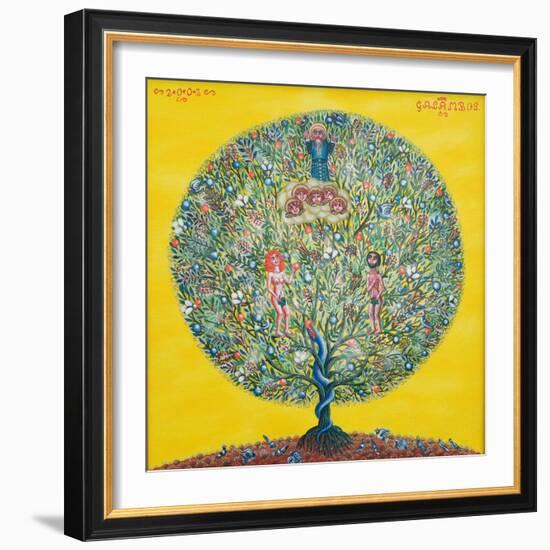 Adam and Eve (Tree of Life), 2002-Tamas Galambos-Framed Giclee Print