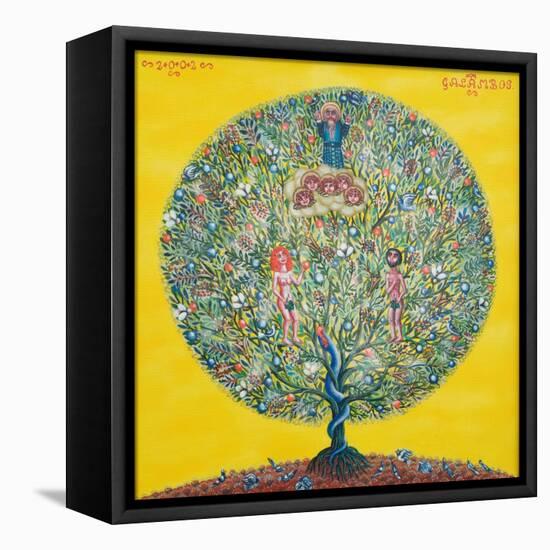 Adam and Eve (Tree of Life), 2002-Tamas Galambos-Framed Premier Image Canvas