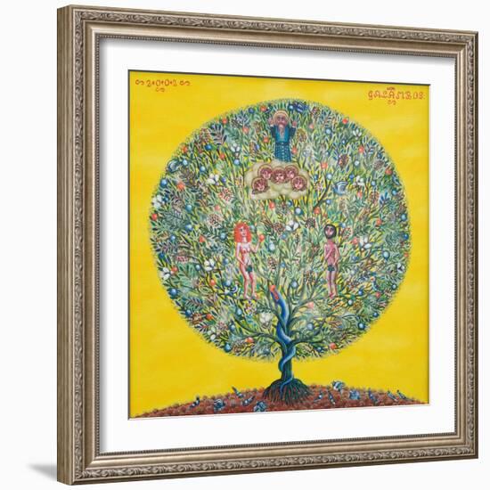Adam and Eve (Tree of Life), 2002-Tamas Galambos-Framed Premium Giclee Print