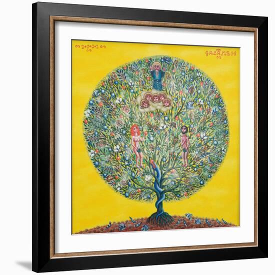 Adam and Eve (Tree of Life), 2002-Tamas Galambos-Framed Premium Giclee Print