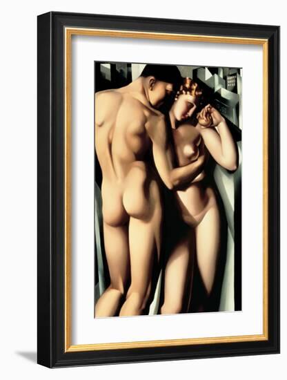 Adam and Eve-Tamara de Lempicka-Framed Premium Giclee Print