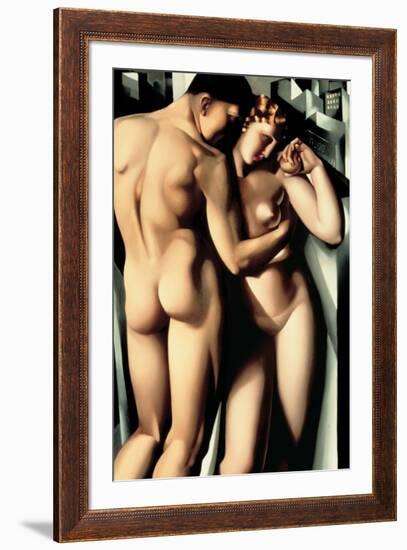 Adam and Eve-Tamara de Lempicka-Framed Premium Giclee Print