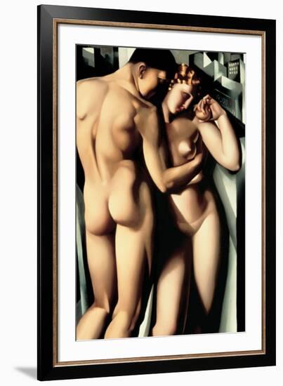 Adam and Eve-Tamara de Lempicka-Framed Premium Giclee Print