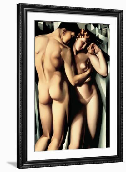 Adam and Eve-Tamara de Lempicka-Framed Premium Giclee Print