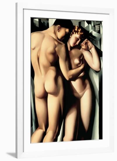 Adam and Eve-Tamara de Lempicka-Framed Premium Giclee Print