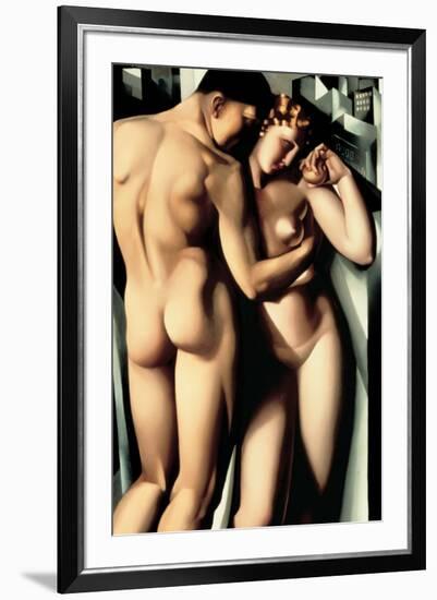 Adam and Eve-Tamara de Lempicka-Framed Premium Giclee Print