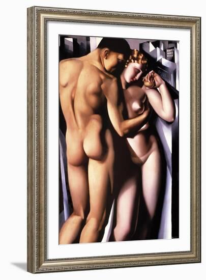 Adam and Eve-Tamara de Lempicka-Framed Giclee Print