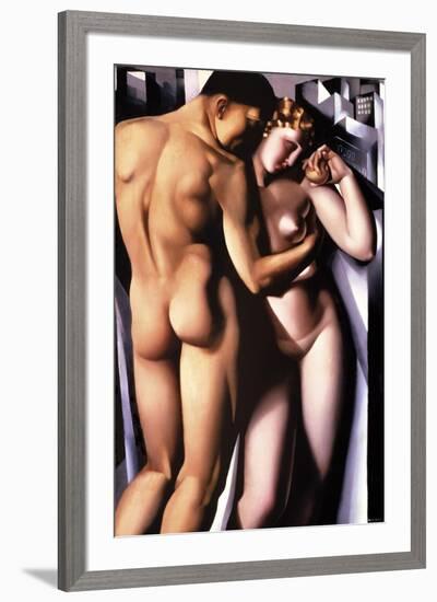 Adam and Eve-Tamara de Lempicka-Framed Giclee Print