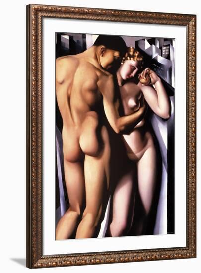 Adam and Eve-Tamara de Lempicka-Framed Giclee Print