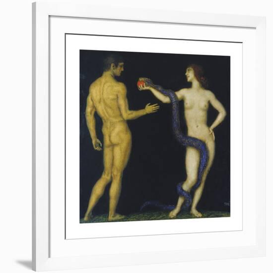 Adam and Eve-Franz von Stuck-Framed Premium Giclee Print