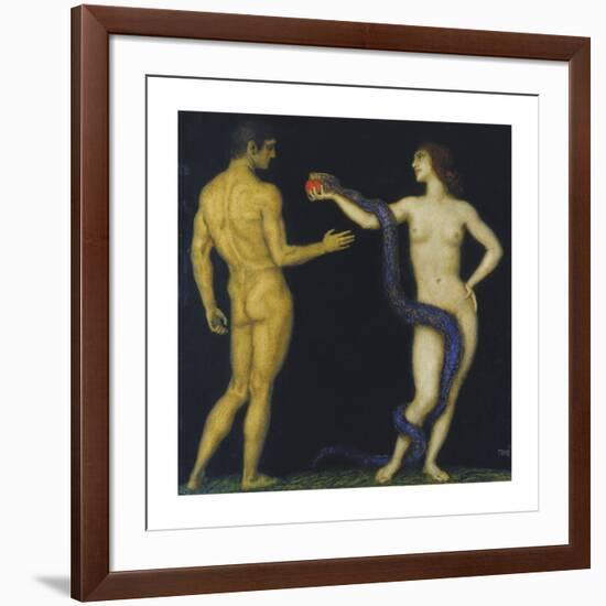 Adam and Eve-Franz von Stuck-Framed Premium Giclee Print