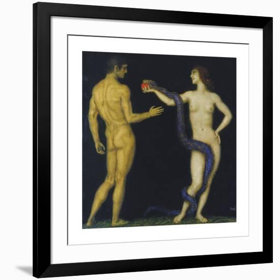 Adam and Eve-Franz von Stuck-Framed Premium Giclee Print