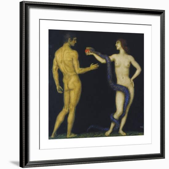 Adam and Eve-Franz von Stuck-Framed Premium Giclee Print