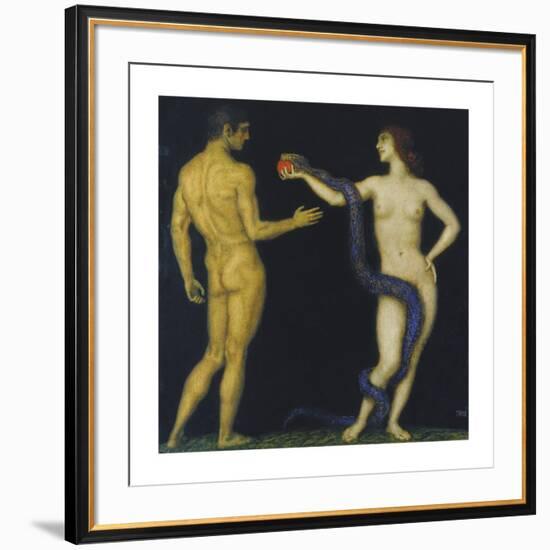 Adam and Eve-Franz von Stuck-Framed Premium Giclee Print