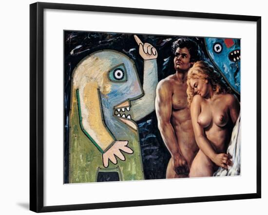 Adam and Eve-Baj Enrico-Framed Giclee Print