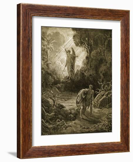Adam and Eve-Gustave Doré-Framed Giclee Print
