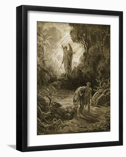 Adam and Eve-Gustave Doré-Framed Giclee Print