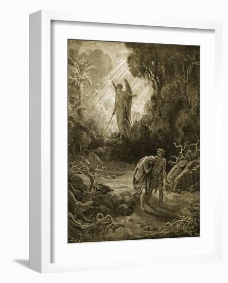 Adam and Eve-Gustave Doré-Framed Giclee Print