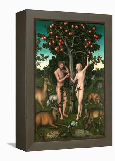 Adam and Eve-Lucas Cranach the Elder-Framed Premier Image Canvas
