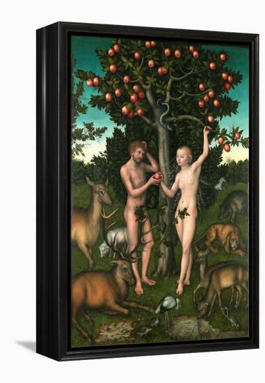 Adam and Eve-Lucas Cranach the Elder-Framed Premier Image Canvas