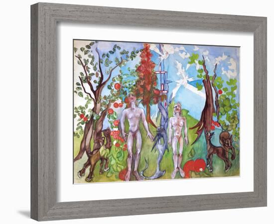 Adam and Eve-Zelda Fitzgerald-Framed Art Print