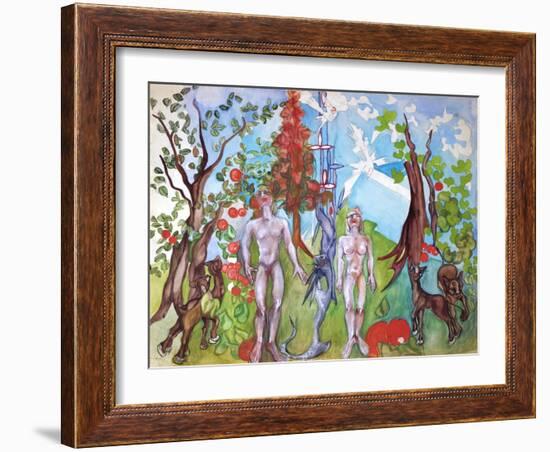 Adam and Eve-Zelda Fitzgerald-Framed Art Print