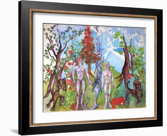 Adam and Eve-Zelda Fitzgerald-Framed Art Print