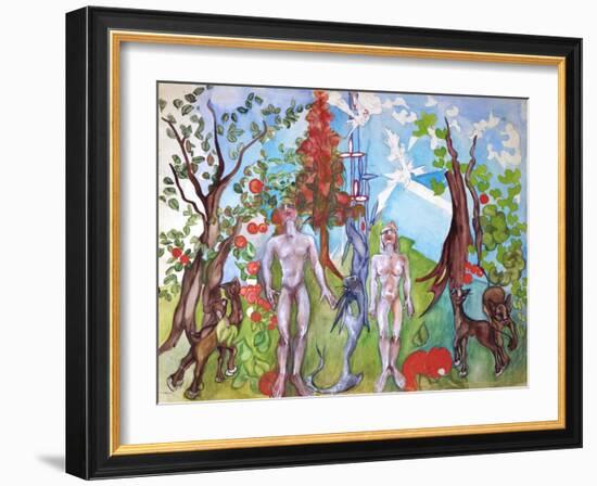 Adam and Eve-Zelda Fitzgerald-Framed Art Print