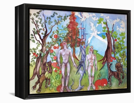 Adam and Eve-Zelda Fitzgerald-Framed Stretched Canvas