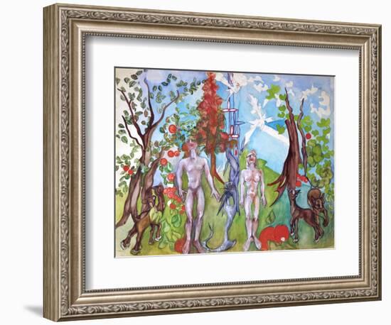 Adam and Eve-Zelda Fitzgerald-Framed Art Print