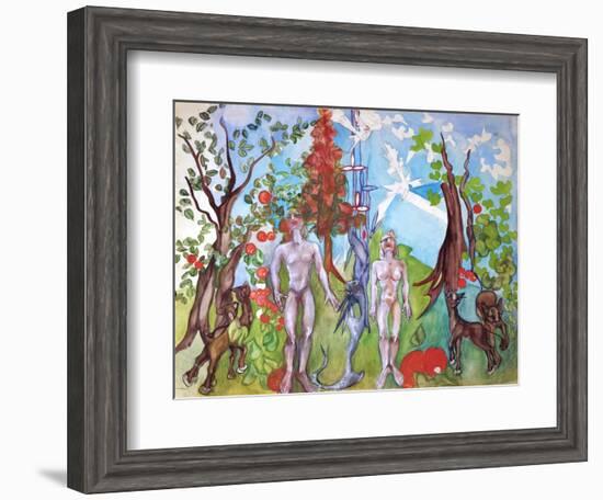 Adam and Eve-Zelda Fitzgerald-Framed Art Print