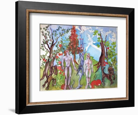 Adam and Eve-Zelda Fitzgerald-Framed Art Print