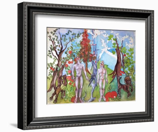 Adam and Eve-Zelda Fitzgerald-Framed Art Print