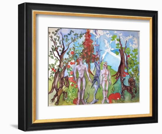 Adam and Eve-Zelda Fitzgerald-Framed Art Print